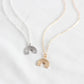 Rainbow Necklace: Silver