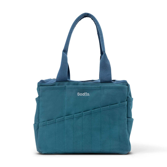 Soolla Studio Artist Bag, Aquamarine, Knitting Tote