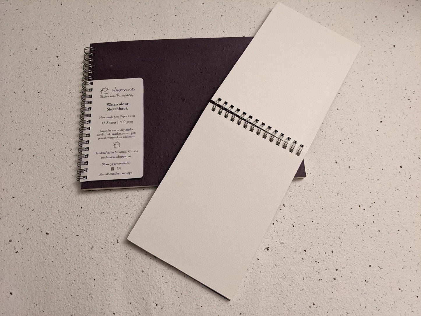 Large | Plantable Watercolour Sketchbooks: Sky Blue