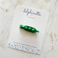 Sweet Pea Pod Green Hair Clip