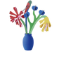 3D Artist's Bouquet - Matisse Paper Bloom