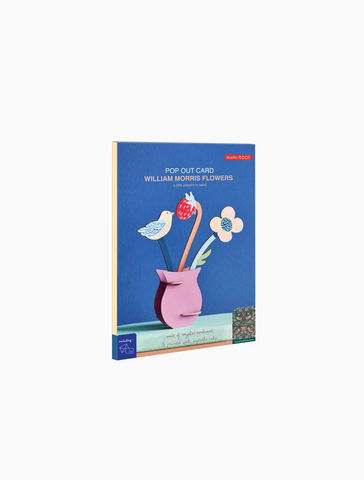 3D Pop Out Card - William Morris Flowers