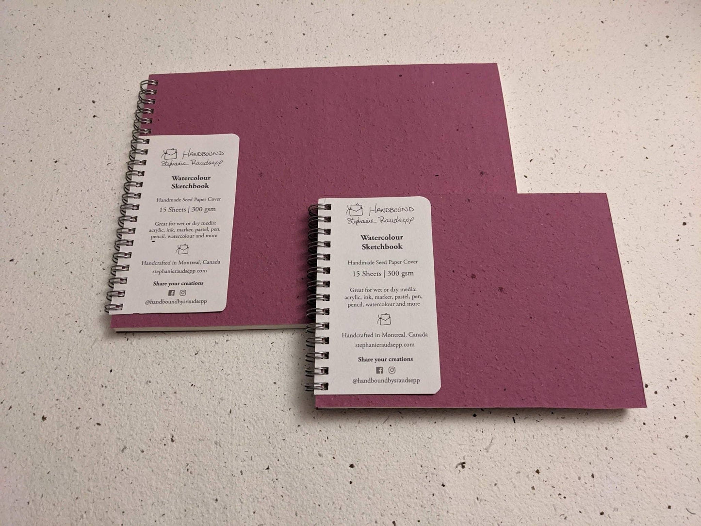 Large | Plantable Watercolour Sketchbooks: Sky Blue