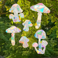Mushroom Shape Suncatcher Pack