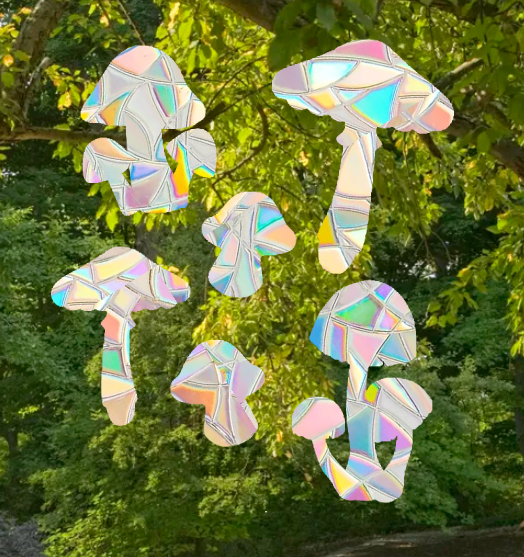 Mushroom Shape Suncatcher Pack