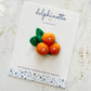 Clementine Orange Hair Clip