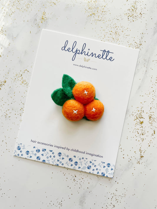 Clementine Orange Hair Tie