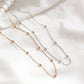 Satellite Chain Necklace: Silver