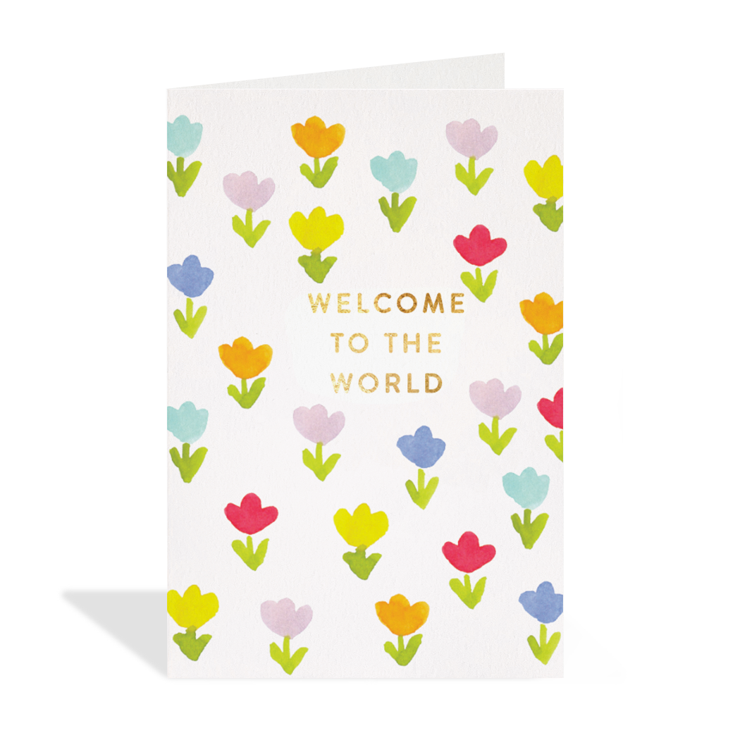 Baby Flowers Petite Card