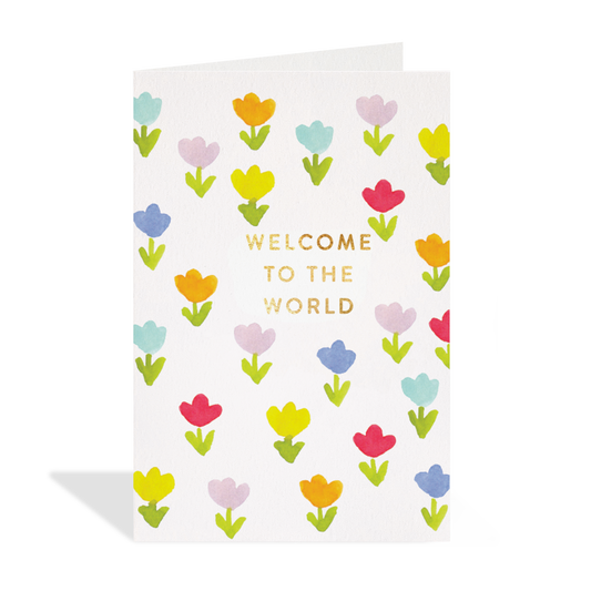 Baby Flowers Petite Card