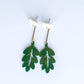 Hanging in There Leaf Dangle Earrings | Acrylic Earrings