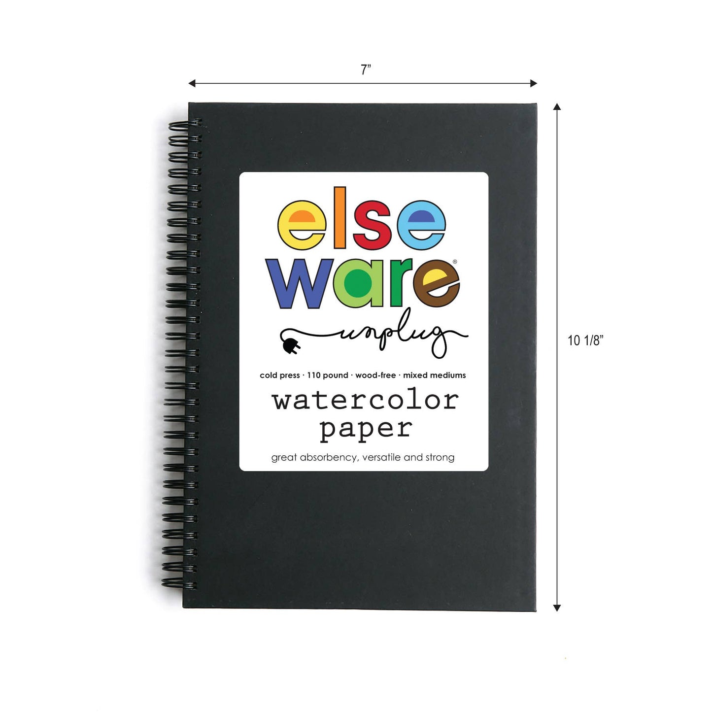 Watercolor Paper Pad - Large - 7x10in - 110lb Cotton Rag