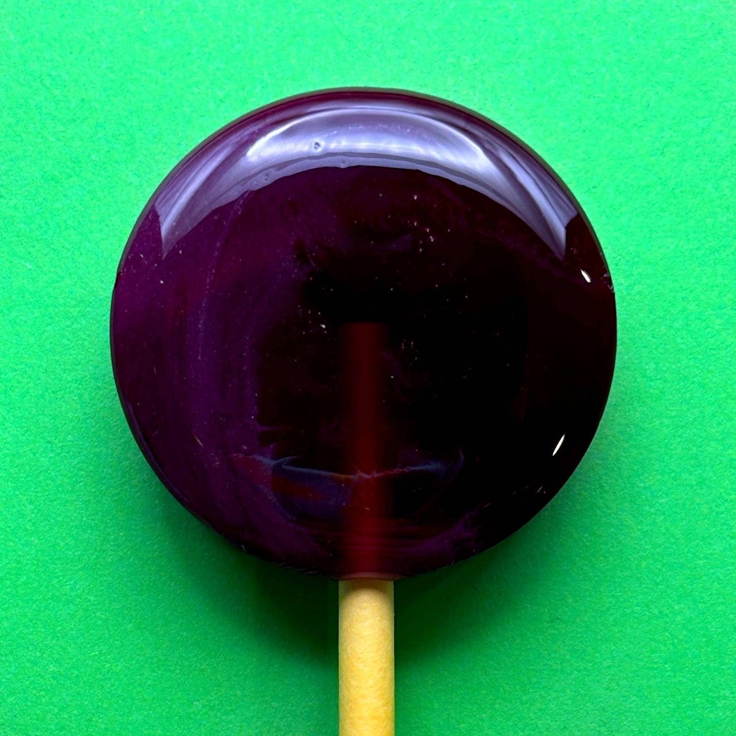Mini Handcrafted Rainbow Lollipops: Rhubarb and Custard