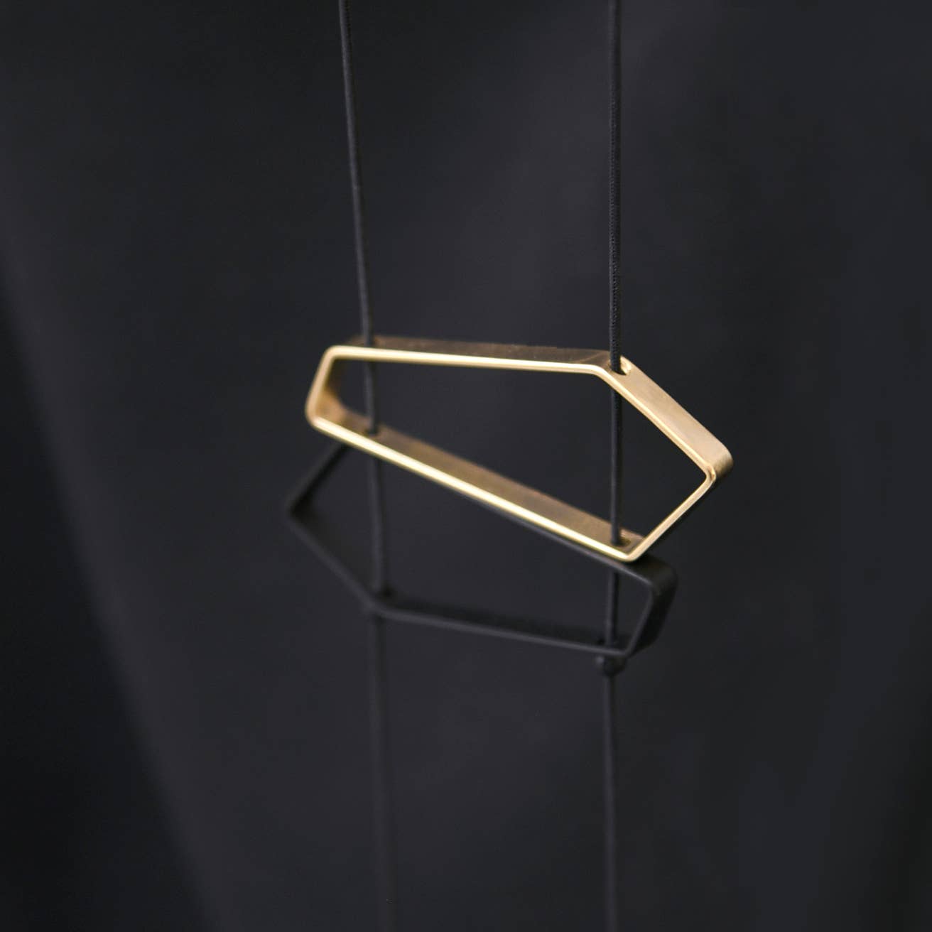 Fret Necklace: Satin Silver