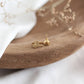 Mini Dandelion Earrings (Gold)