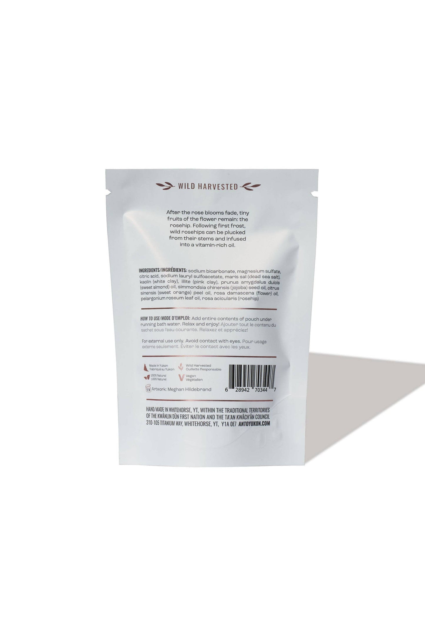 Foaming Rosehip Bath Soak: 500 g