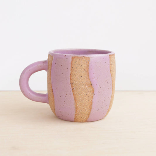 Handmade Ceramic Coffee Mug - 10oz: Lilac