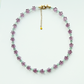 The Purple Flower Necklace | Beaded Necklace