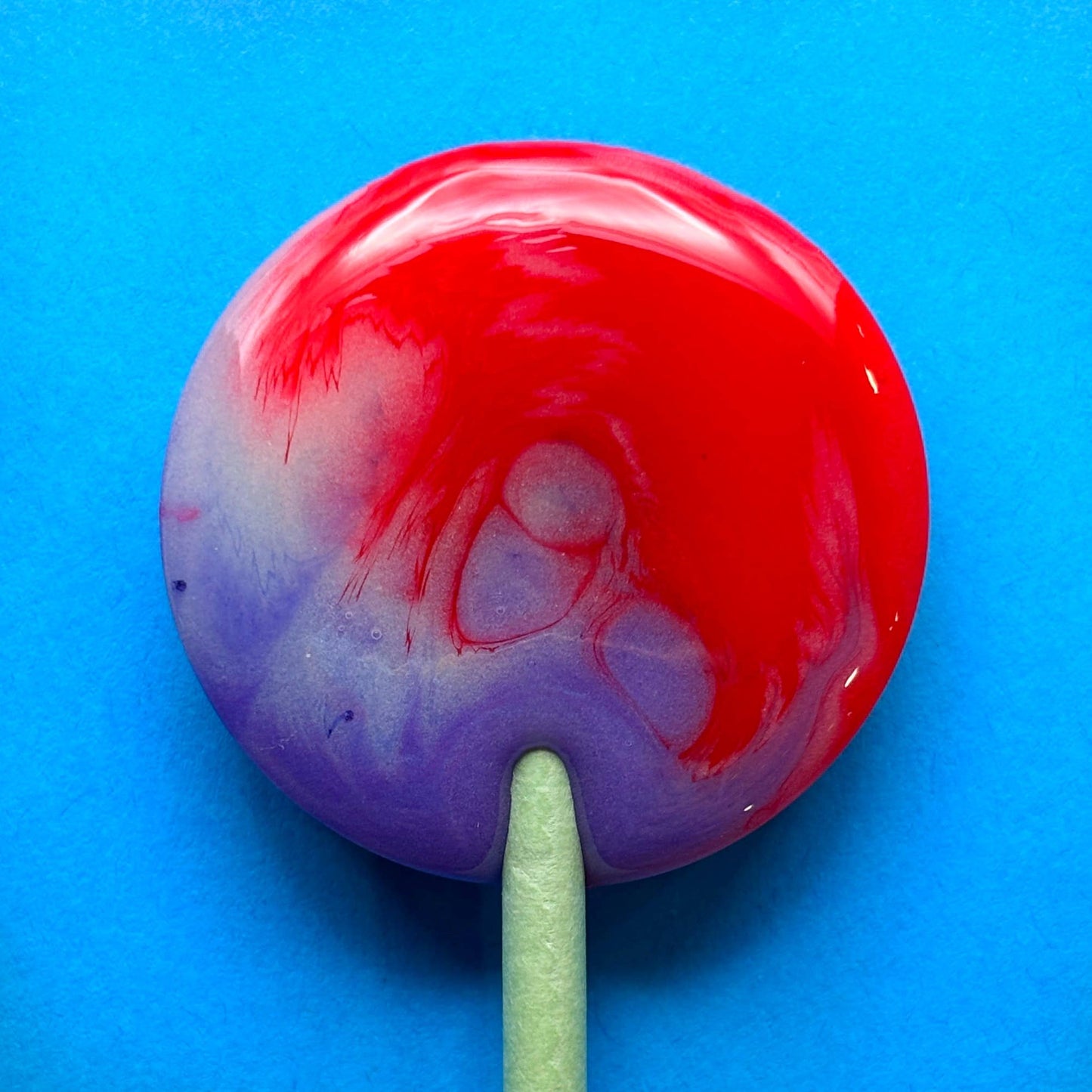 Mini Handcrafted Rainbow Lollipops: Mango Coconut