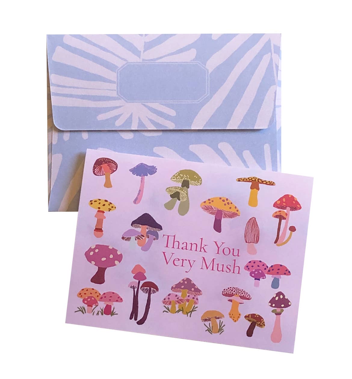 Thank You Mushroom Card – Eco-Friendly, Nature-Inspired: Eco-Friendly Band Wrap