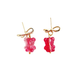 Pink Teddy Bear Earrings