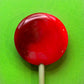 Mini Handcrafted Rainbow Lollipops: Sour Strawberry Lemonade