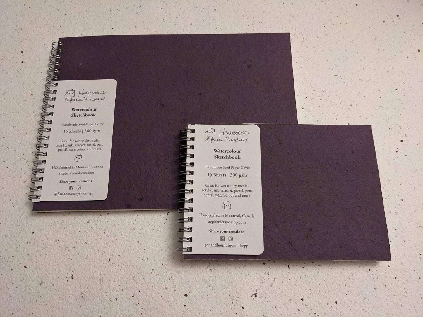 Small | Plantable Watercolour Sketchbooks: Chartreuse