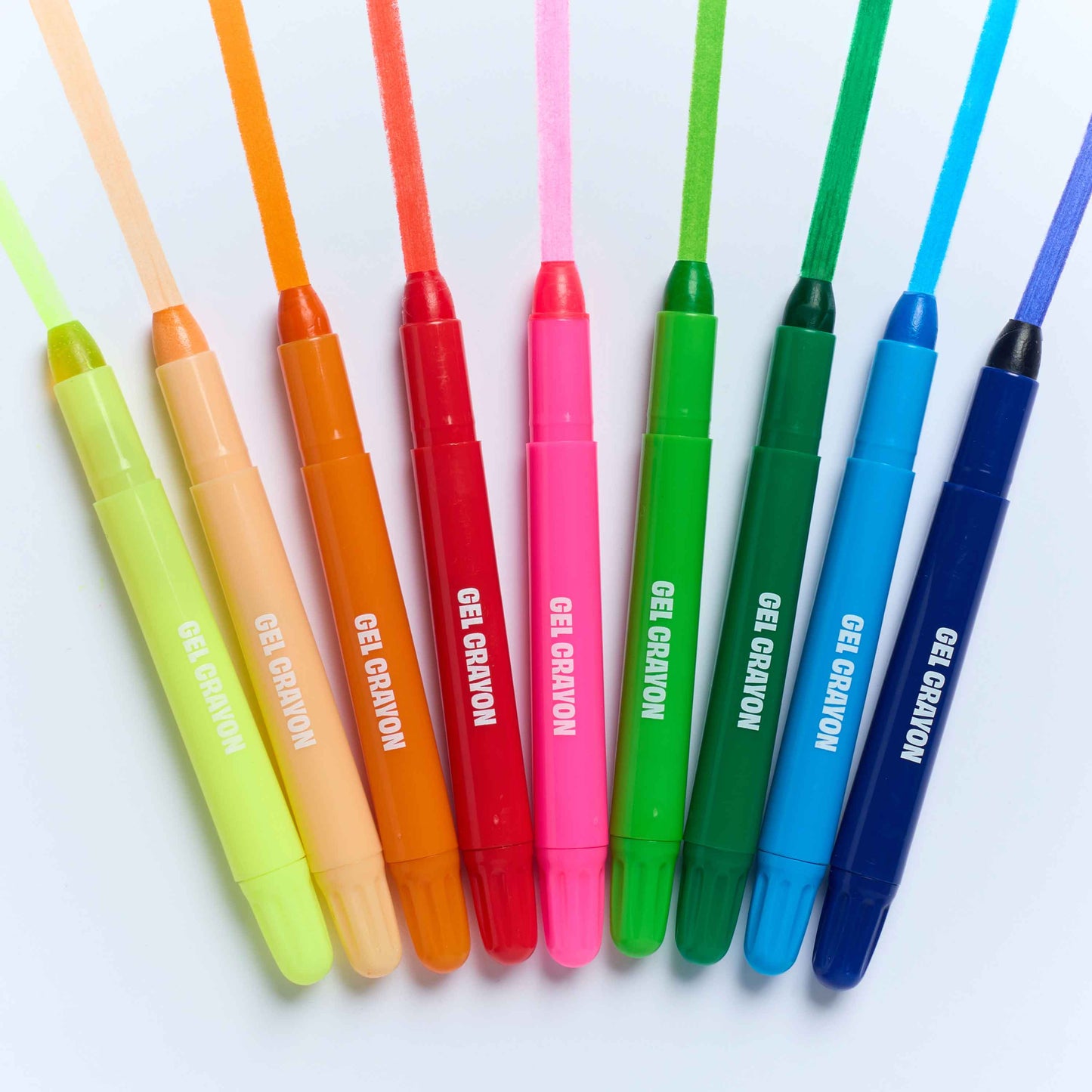 9 GEL CRAYONS GELLY FLOW