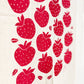 Strawberries Organic Tea Towel Red - 20x24