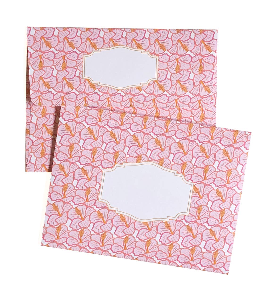 Mom, You're the Best- Hibiscus & Butterfly Mother’s Day Card: Eco-Friendly Band Wrap