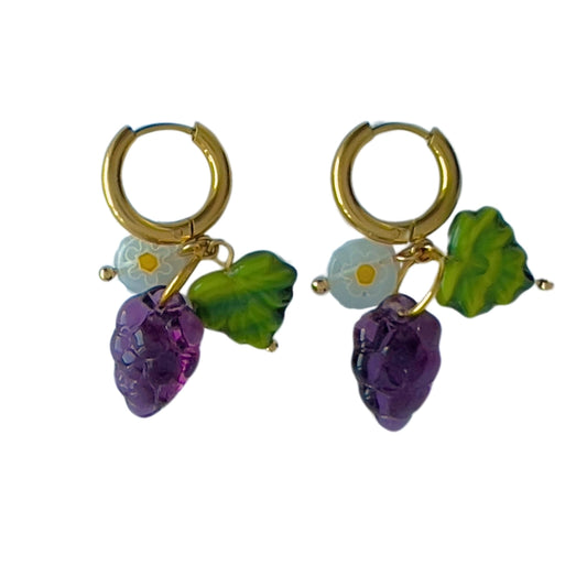 Grape Earrings
