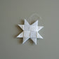 Large Folded Fabric Star: Light Pink
