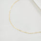 Paperclip Chain: 16" / Gold Filled