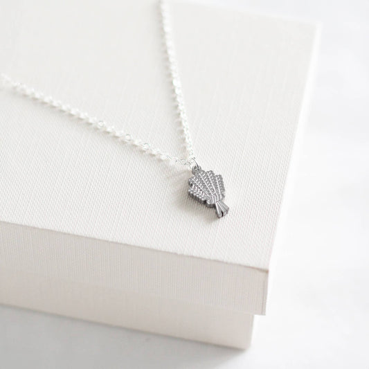 Wheat Necklace: Silver