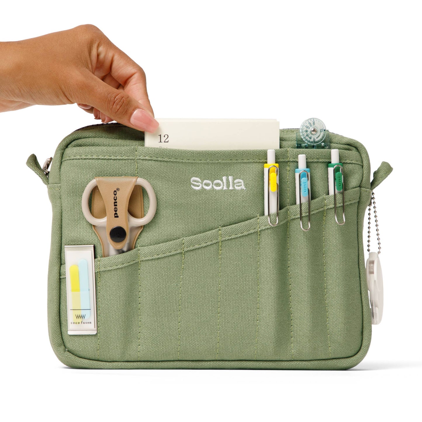 Soolla® Studio Pouch, Aquamarine (Stationery Pouch)