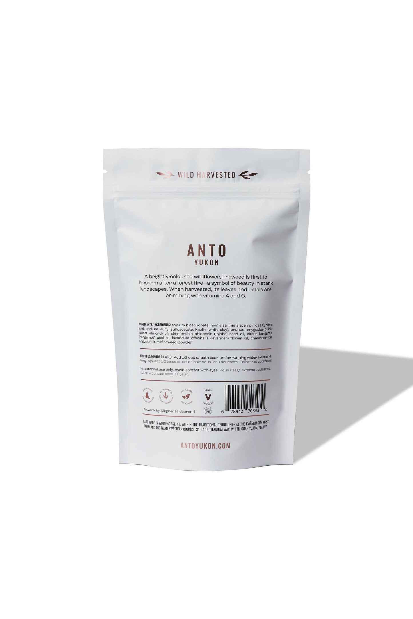 Foaming Fireweed Bath Soak: 500 g