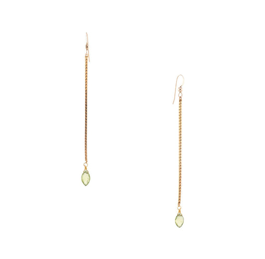 SS25 Isla Earrings: Peridot