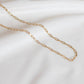 Chunky Paperclip Chain: 20"