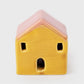Ceramic Painted House Décor W/LED