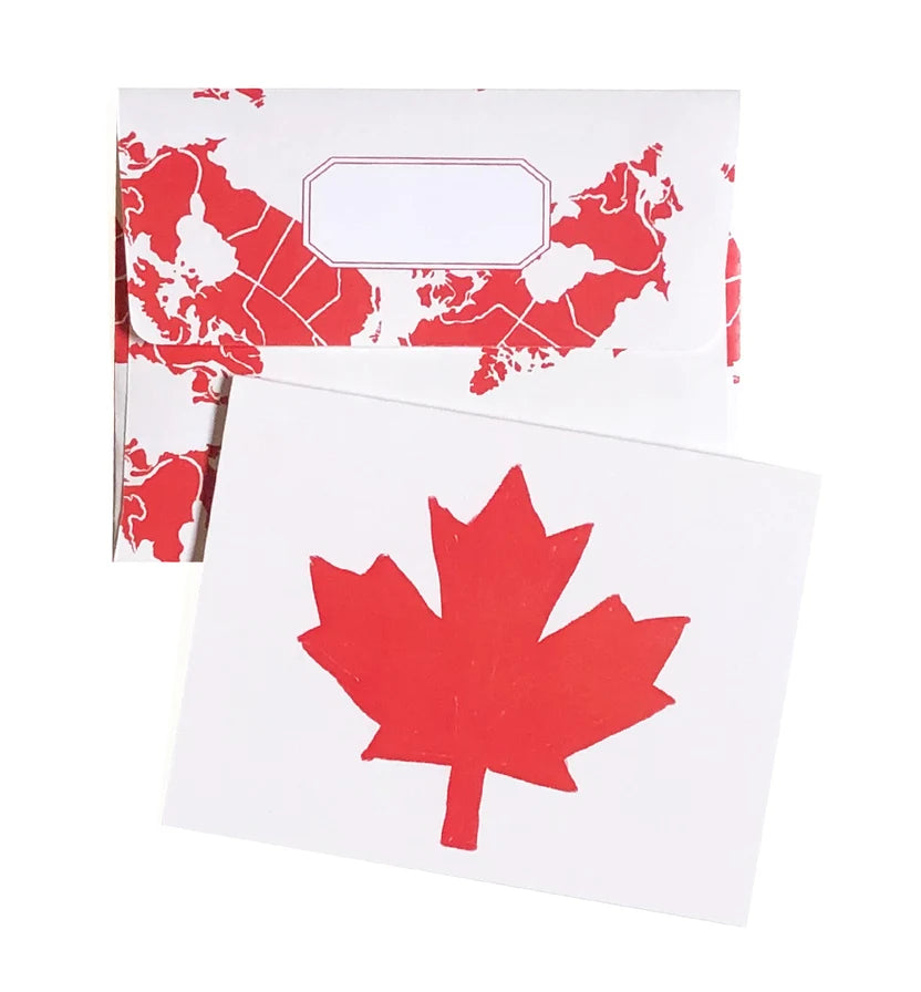 Feuille d'erable card