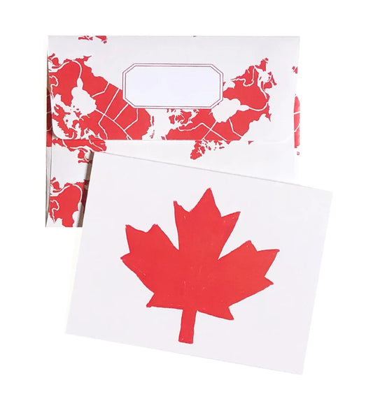 Feuille d'erable card