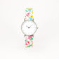 Flowerish White Watch