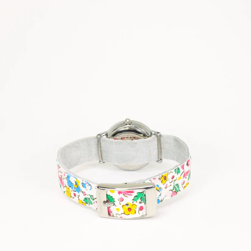 Flowerish White Watch