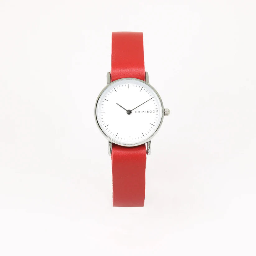 Red & White Women's Watch