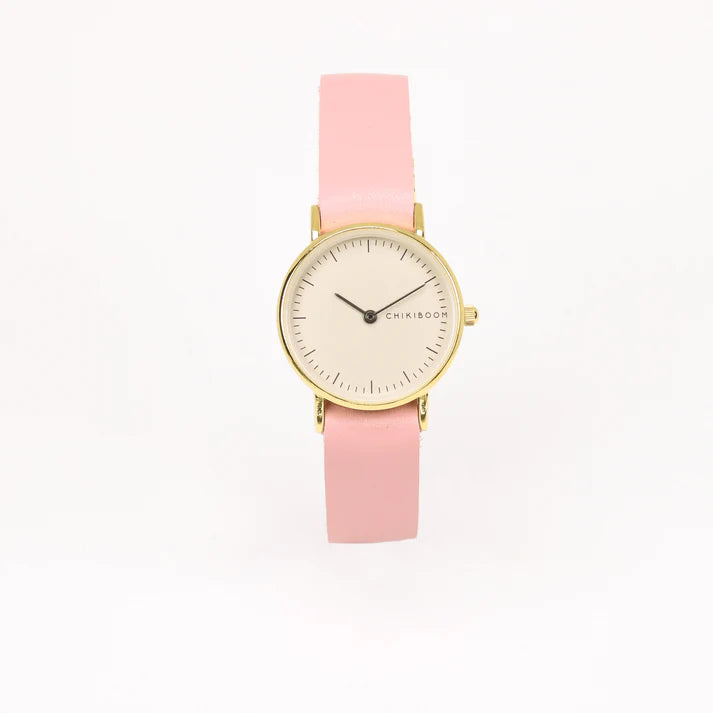 Pink & Taupe Gold Watch