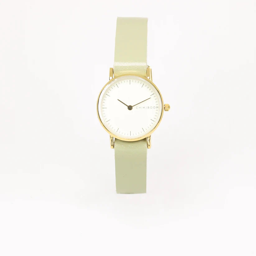 Pale Green & Cream Watch