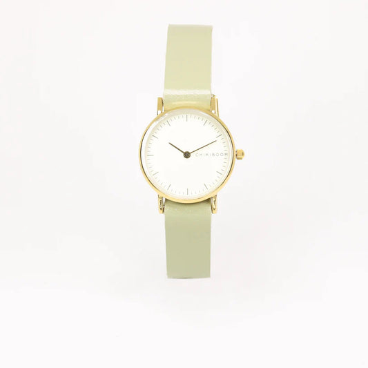 Pale Green & Cream Watch