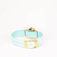 Pale Blue Cream & Gold Watch