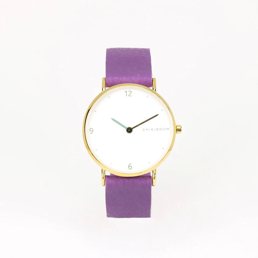 Purple, Blue & Gold Watch