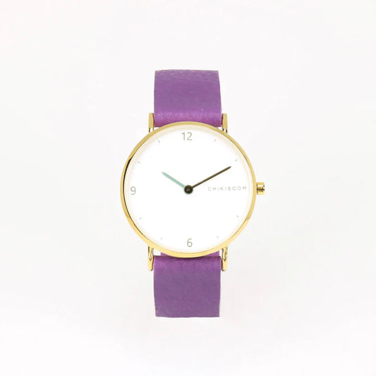 Purple, Blue & Gold Watch